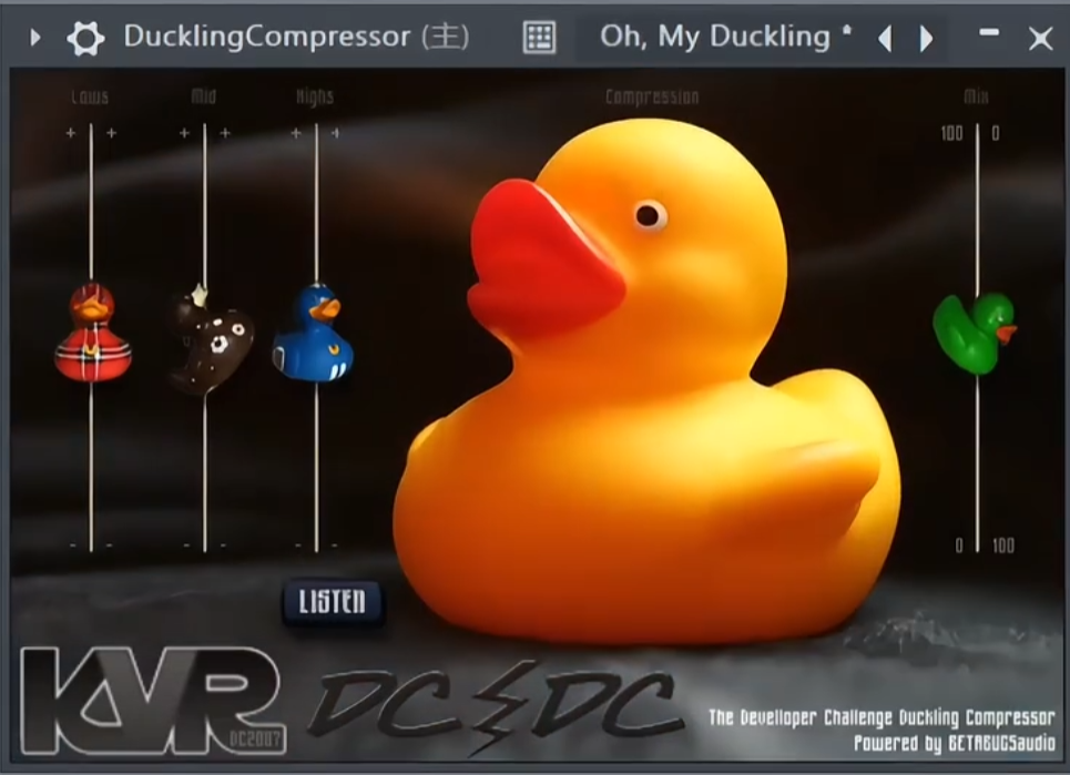 鸭缩器/Duckling Compressor-拟声之家-音频应用效果器资源网