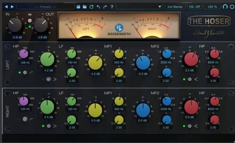 Boz Digital Labs David Bendeth’s The Hoser XT——均衡器-拟声之家-音频应用效果器资源网