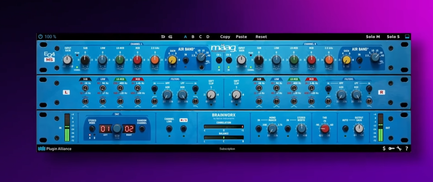 Mäag Audio EQ4 MS 专业音频工程师的秘密武器-拟声之家-音频应用效果器资源网