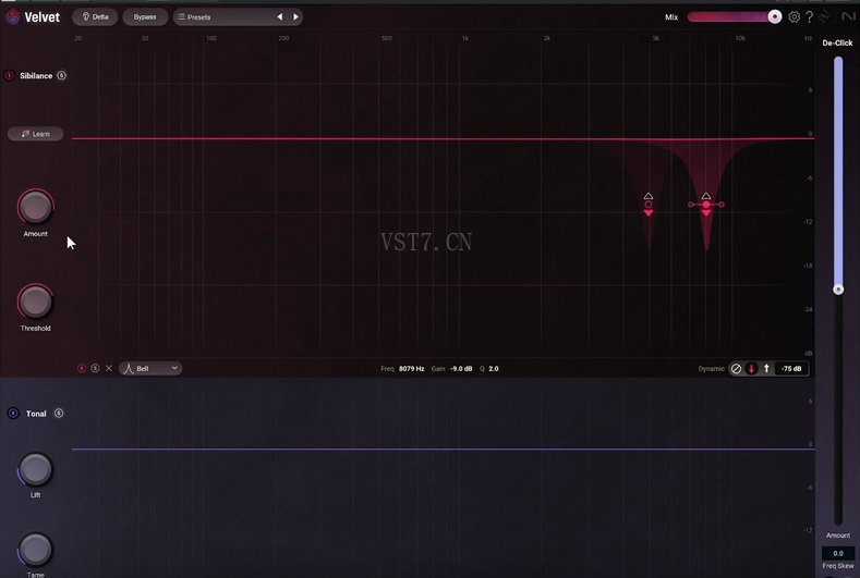 去齿音-iZotope Velvet v1.0.0-V.R-拟声之家-音频应用效果器资源网