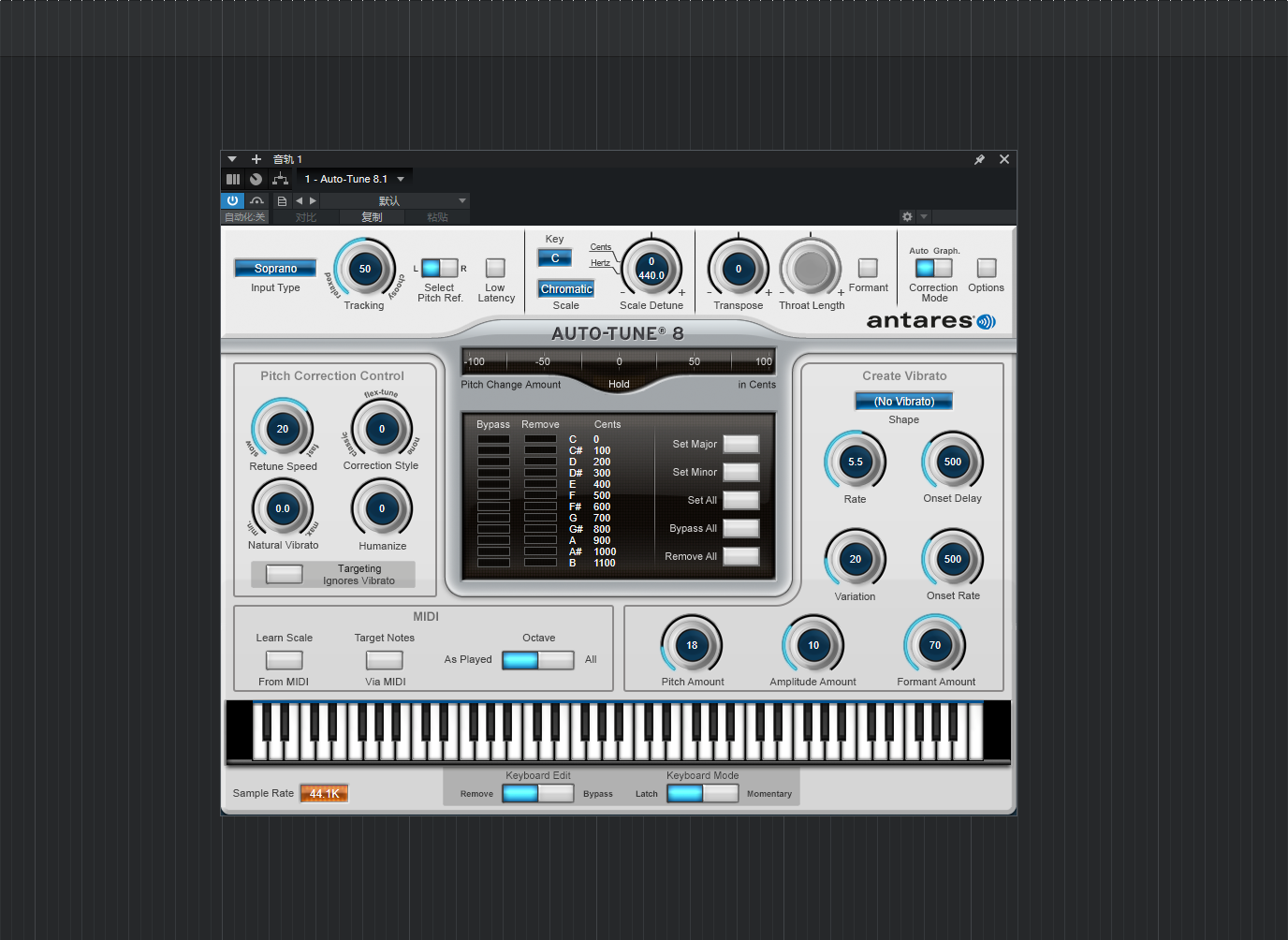 一键安装插件-Auto-Tune.v8.1.1 64位VST3-拟声之家-音频应用效果器资源网