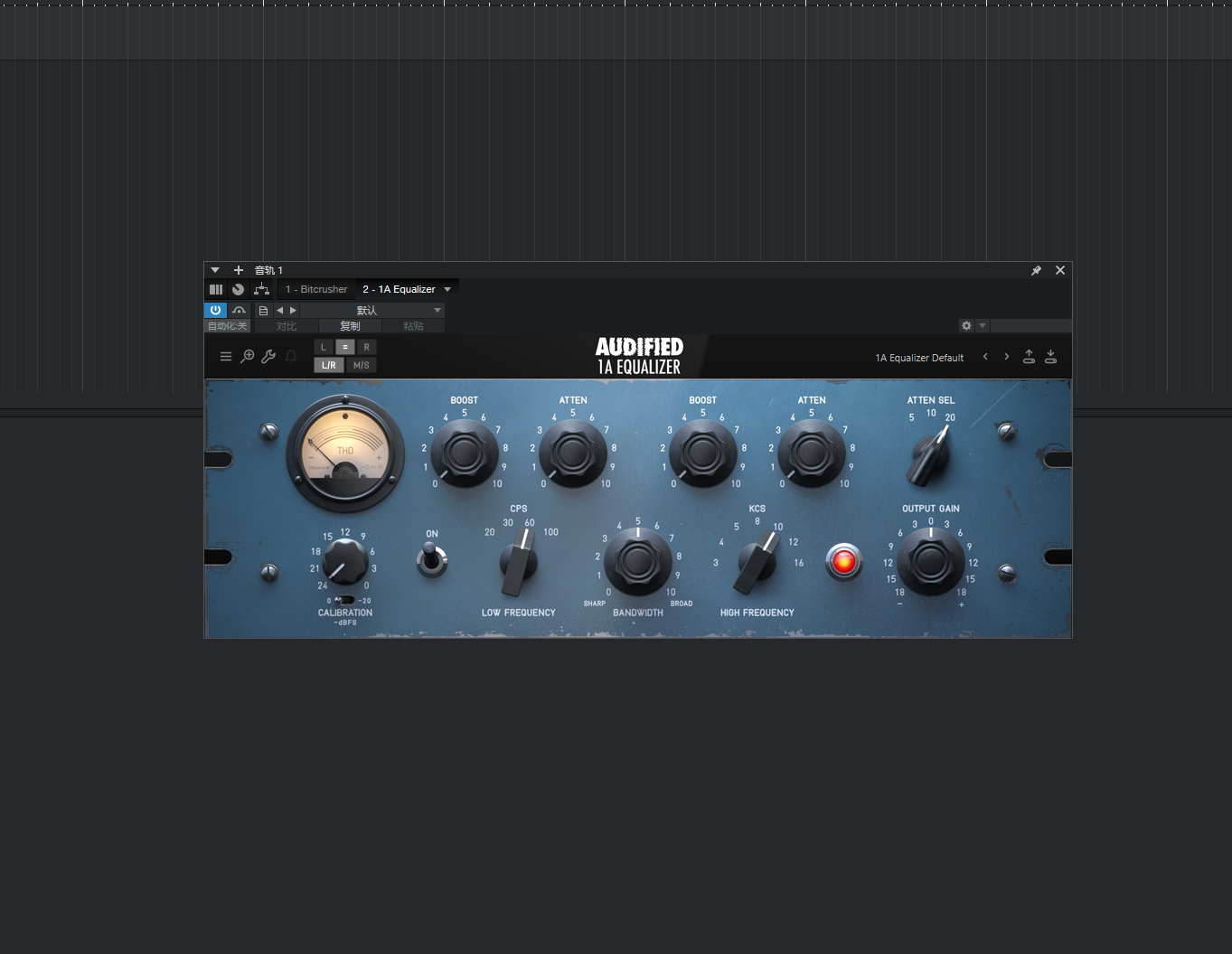 一键安装插件-Audified 1A Equalizer-拟声之家-音频应用效果器资源网