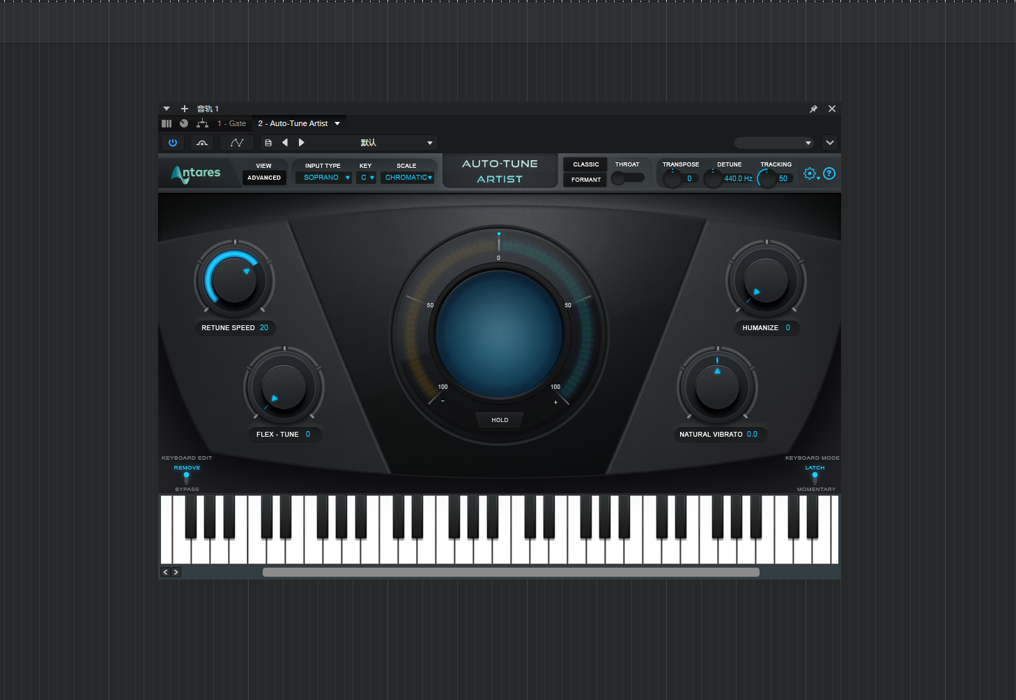 一键安装插件-Antares Auto-Auto-Tune Artist-拟声之家-音频应用效果器资源网
