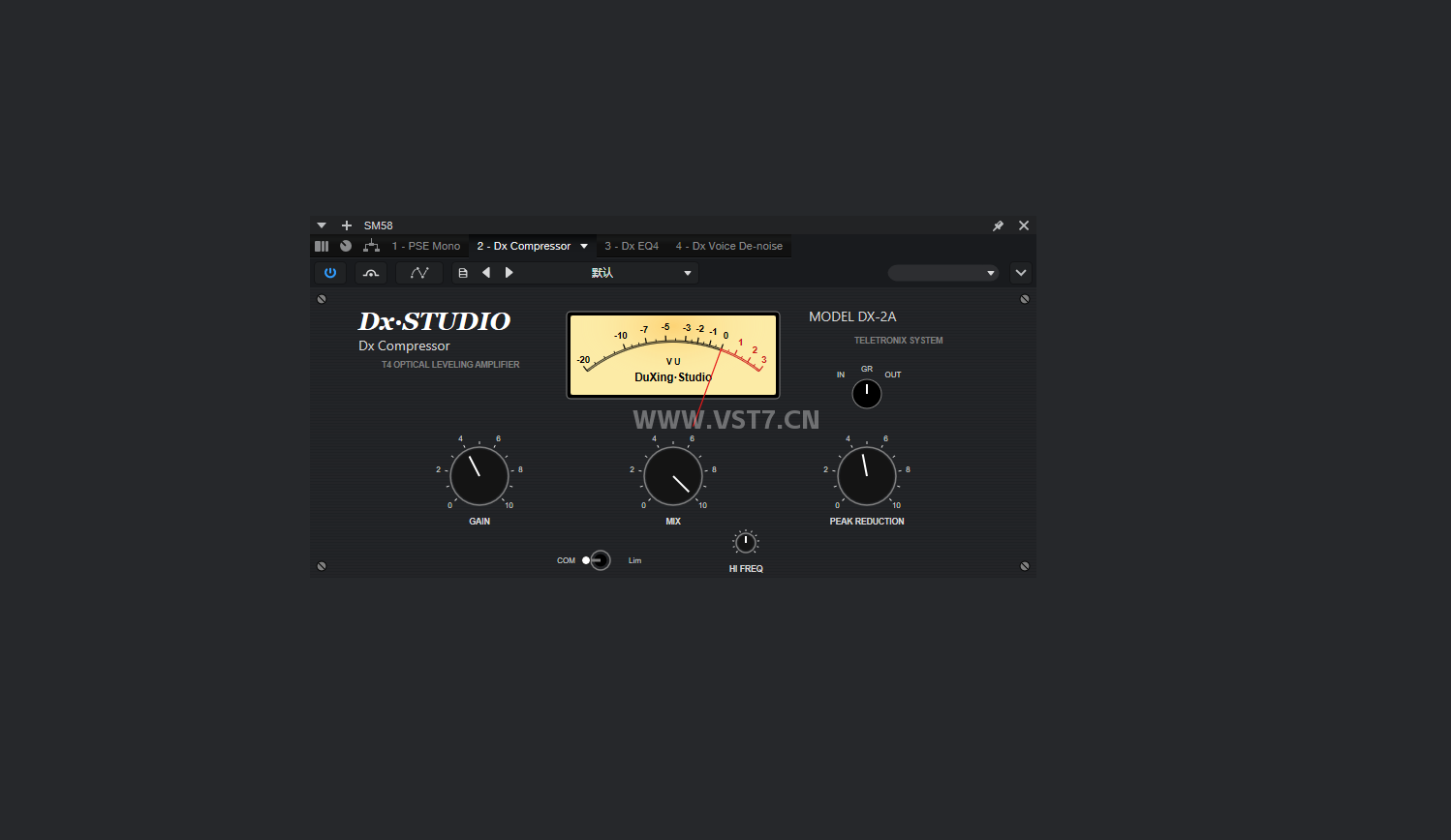 独行AI自主研发效果器-压缩效果器Dx Compressor-拟声之家-音频应用效果器资源网