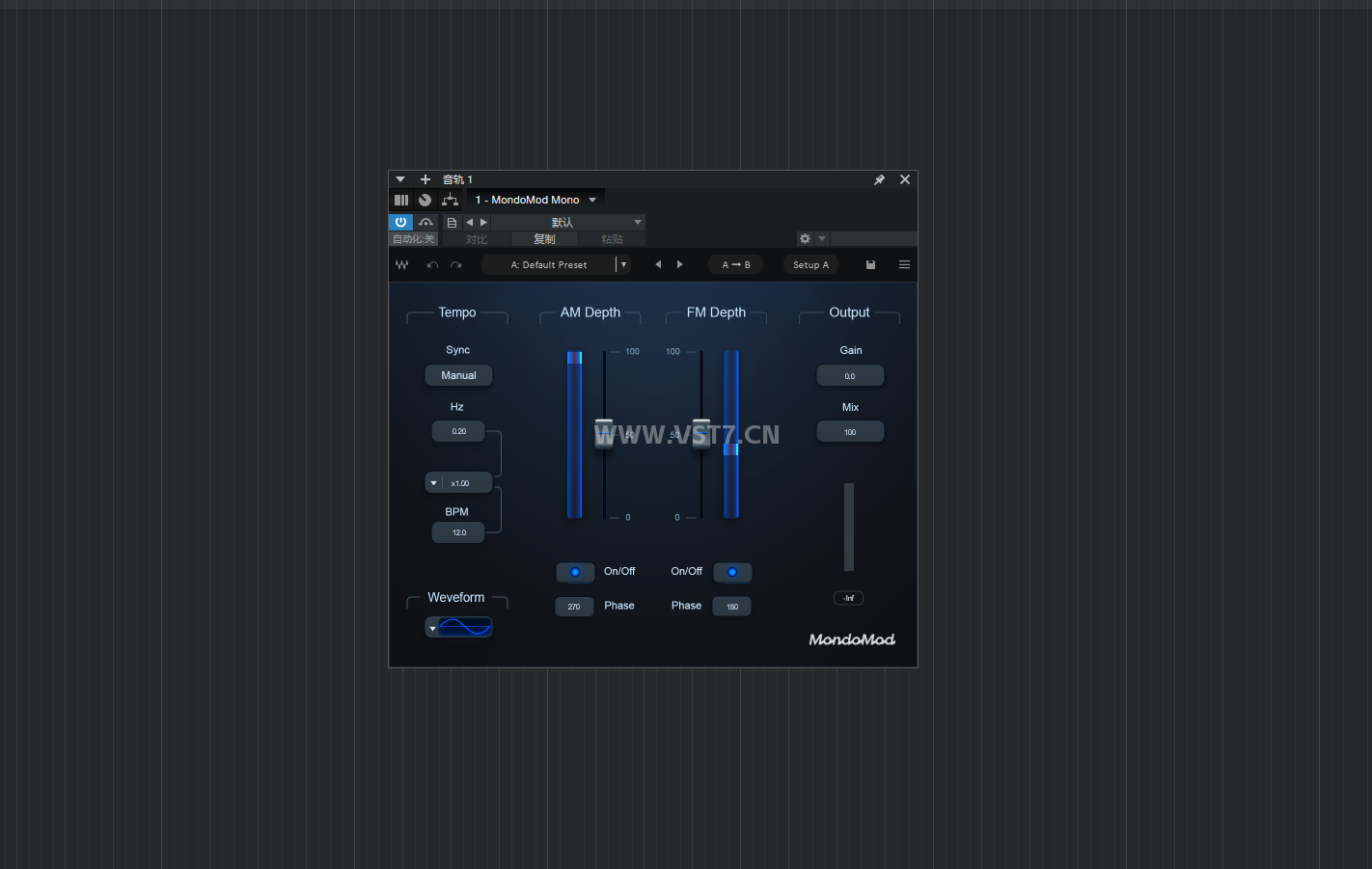 一键安装插件-Waves  MondoMod  版本：17.1 WIN VST3-拟声之家-音频应用效果器资源网