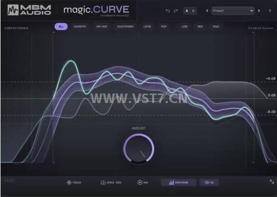 Music By Mattie magic CURVE 1.0.2 WiN-拟声之家-音频应用效果器资源网