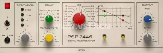 经典数字混响插件 PSPaudioware PSP 2445 v1.4.0 WiN-拟声之家-音频应用效果器资源网