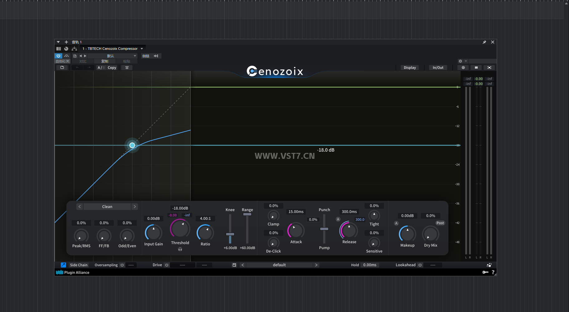 一键安装插件-TBTECH Cenozoix Compressor-拟声之家-音频应用效果器资源网