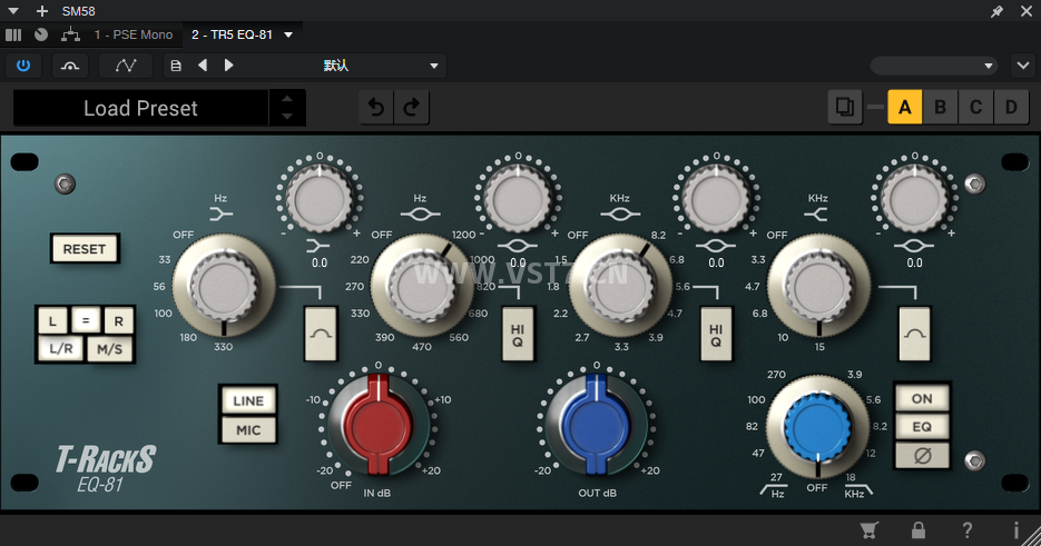 一键安装插件-TR5 EQ-81-拟声之家-音频应用效果器资源网