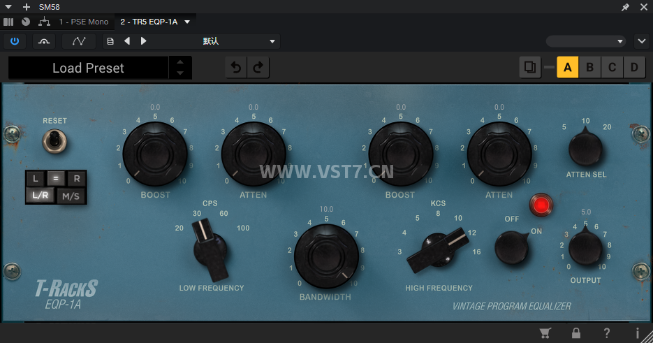 一键安装插件-TR5 EQP-1A-拟声之家-音频应用效果器资源网