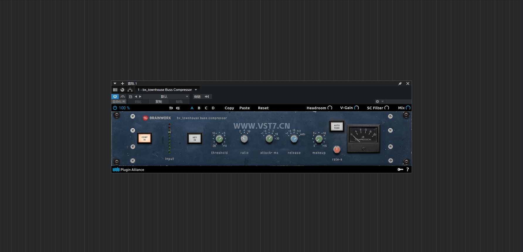 一键安装插件-bx_townhouse Buss Compressor-拟声之家-音频应用效果器资源网